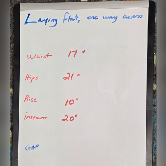 Gap Curvy Flare Denim Jean Capris 14 / 32 Waist Western Pockets Zipper Fly - Picture 4 of 4